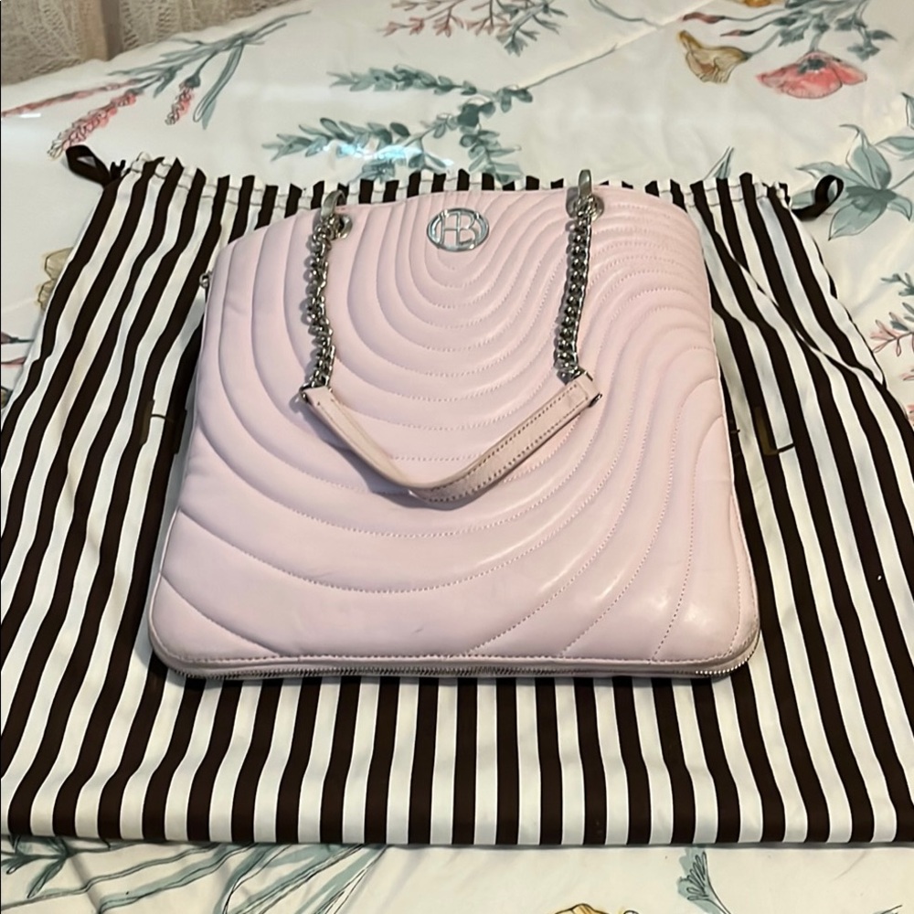 Henri Bendel Pink Quilted Handbag